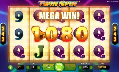 Twin spin slot
