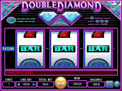 Triple Double Diamond Free Games IGT Slot machine