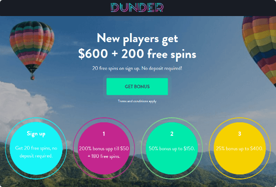 Dunder bonuses
