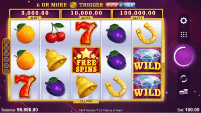 6 Tokens of Gold slot