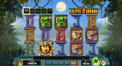 Cat Wilde in the Eclipse of the Sun God slot
