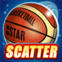 Basketball Star On Fire scatter