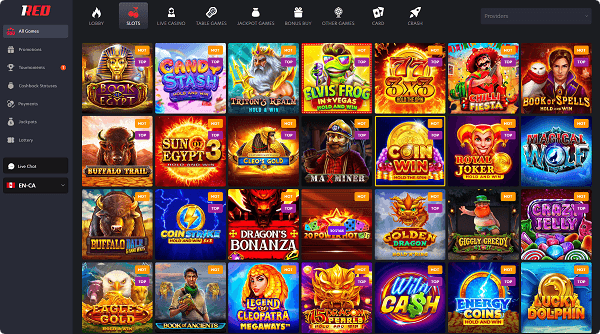 1Red Casino Games