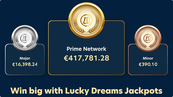Lucky Dreams Casino Jackpots