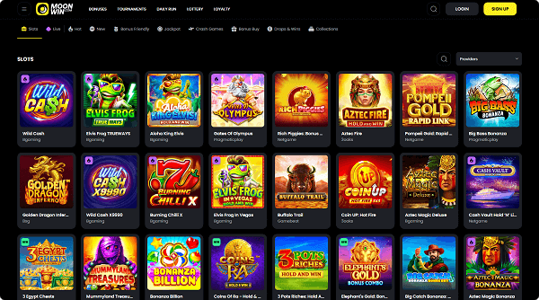 MoonWin Casino Games