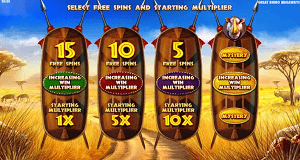 Great Rhino Megaways free spins